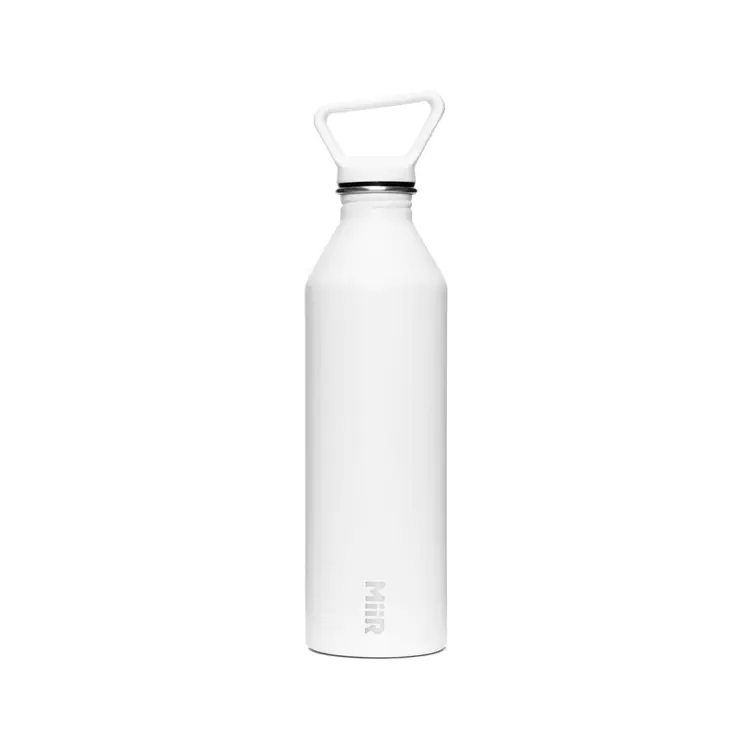 MiiR Narrow Mouth Bottle, Single Wall 27oz - White
