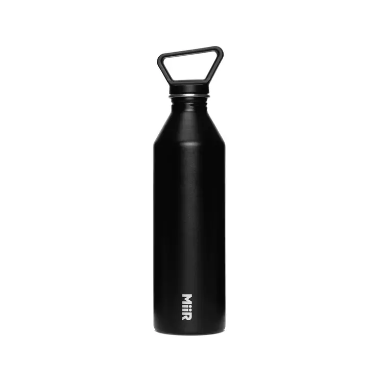 MiiR Narrow Mouth Bottle, Single Wall 27oz - Black