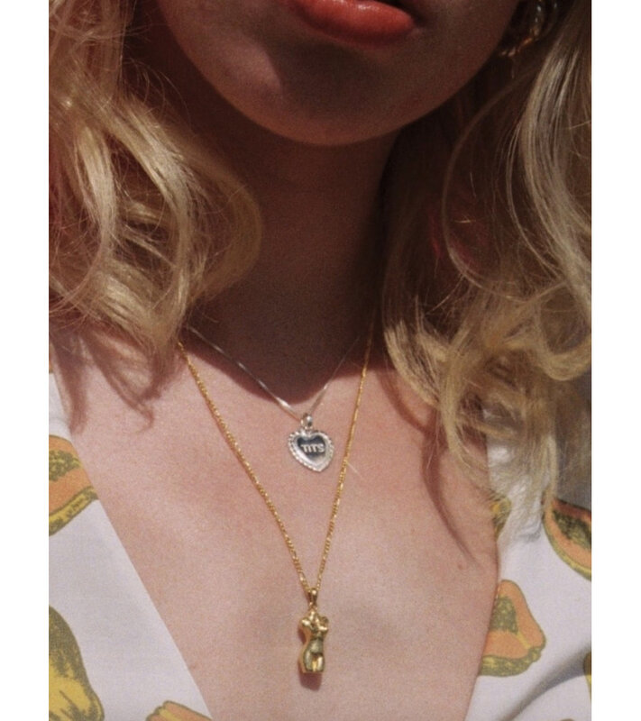 T.I.T.S. TITS Box Chain Ketting Zilver