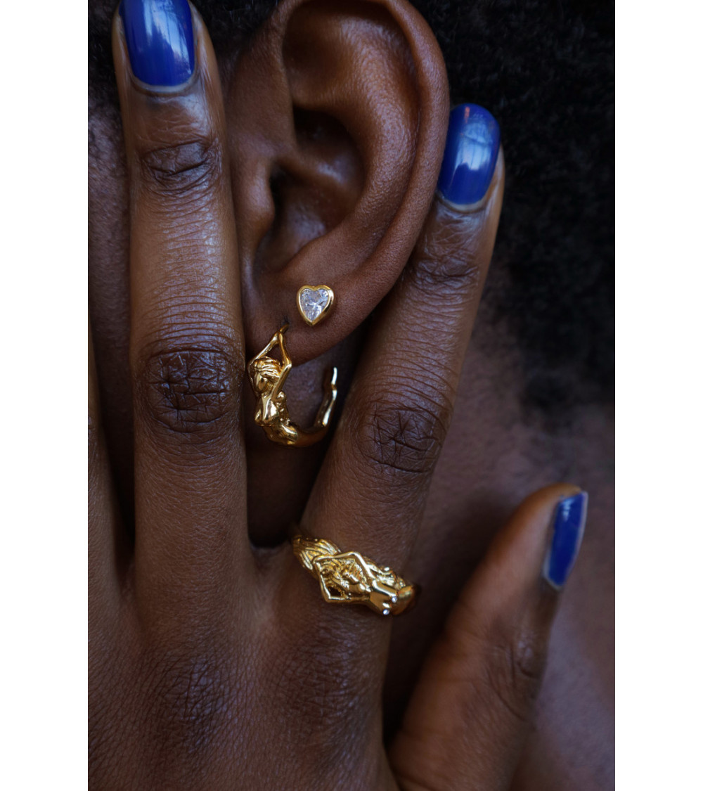 T.I.T.S. TITS Body Hoop Earring Gold