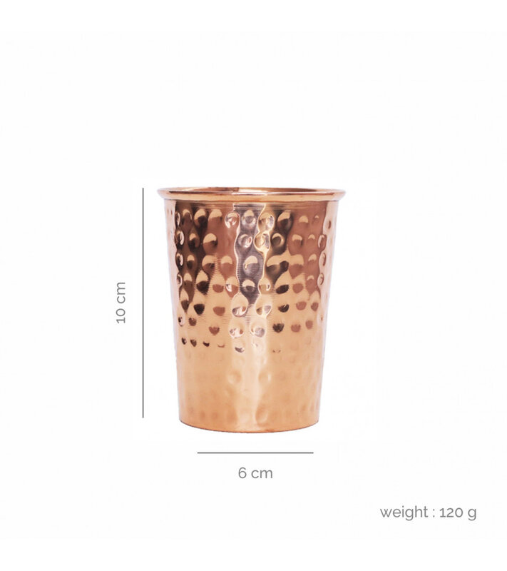 Forrest & Love Forrest & Love Hammered Koperen Beker