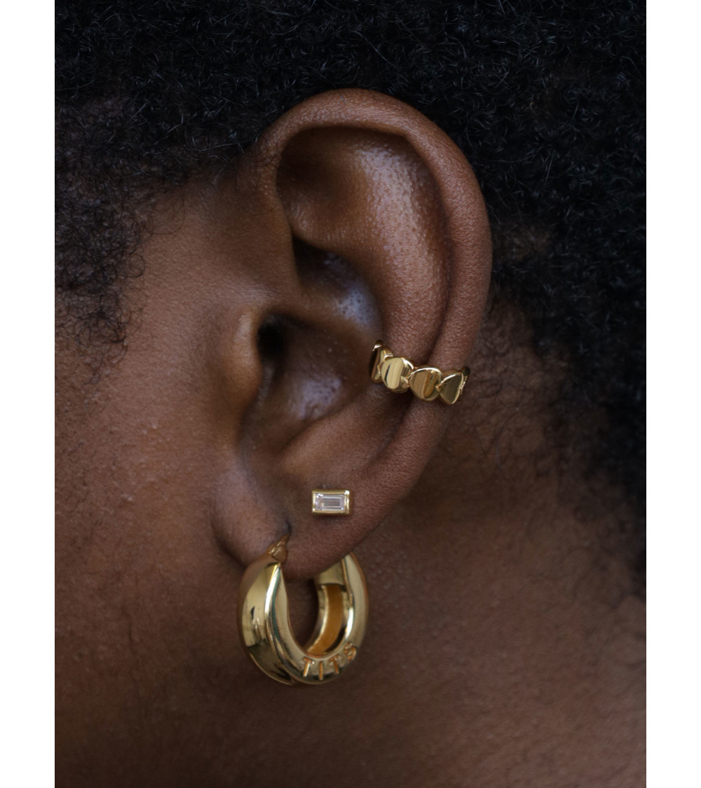 T.I.T.S. T.I.T.S. Heart Ear Cuff Gold