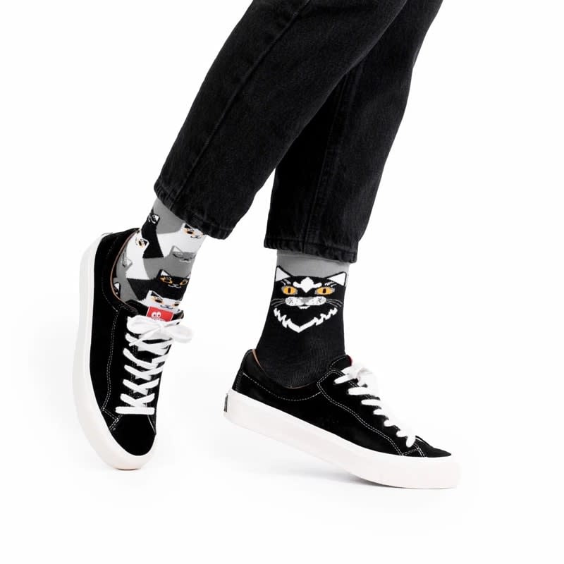 Many Mornings Many Mornings Black Cat Sokken