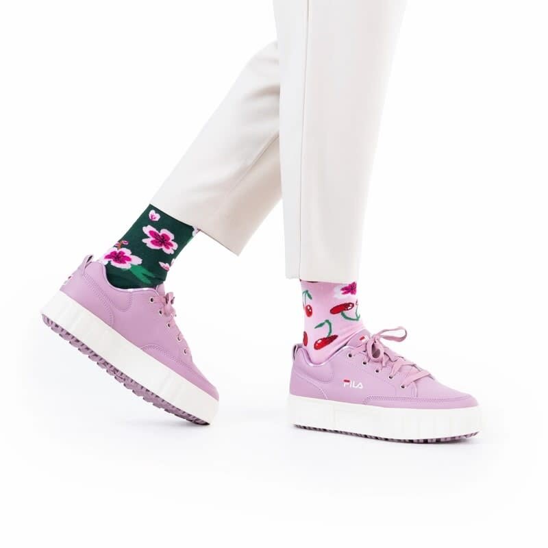Many Mornings Many Mornings Cherry Blossom Socks