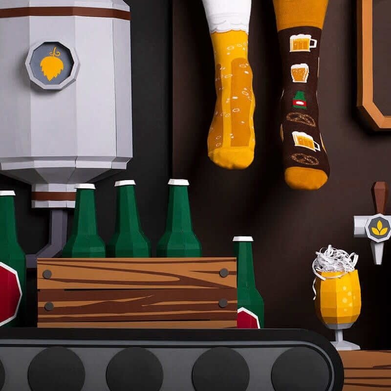 Many Mornings Many Mornings Craft Beer Socks