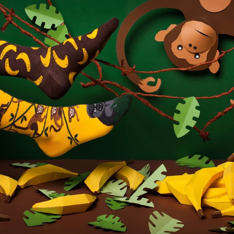 Many Mornings Many Mornings Monkey Business Socks