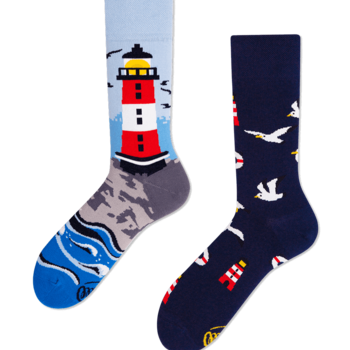 Many Mornings Nordic Lighthouse Socks