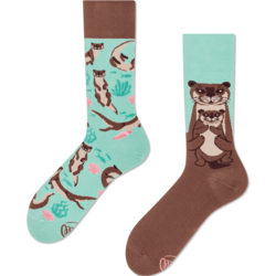 Many Mornings Otter Stories Socks