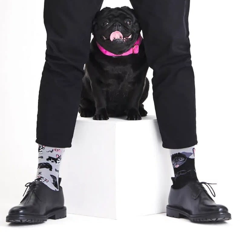 Many Mornings Many Mornings Tiny Little Dogs Sokken