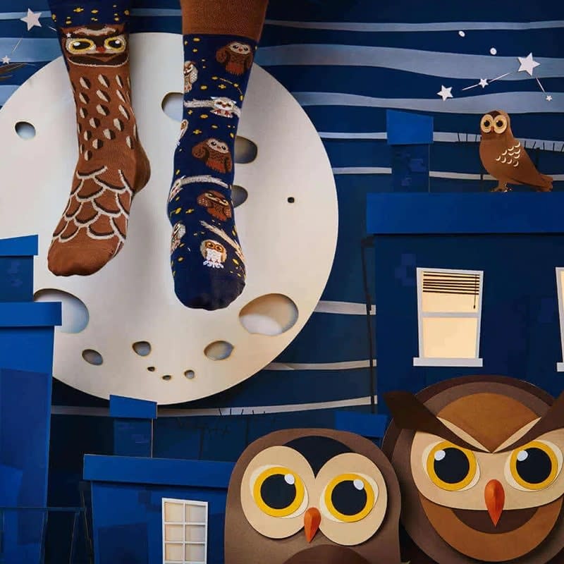 Many Mornings Many Mornings Owly Moly Socks