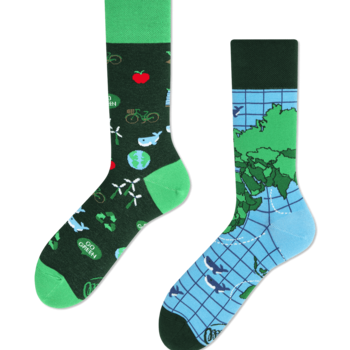 Many Mornings Save the Planet Socks