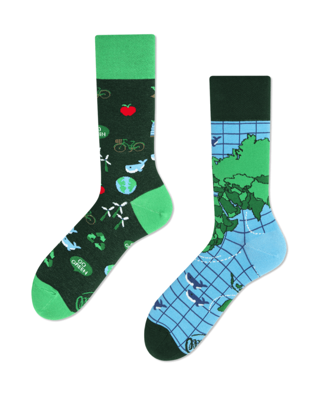 Many Mornings Many Mornings Save the Planet Socks