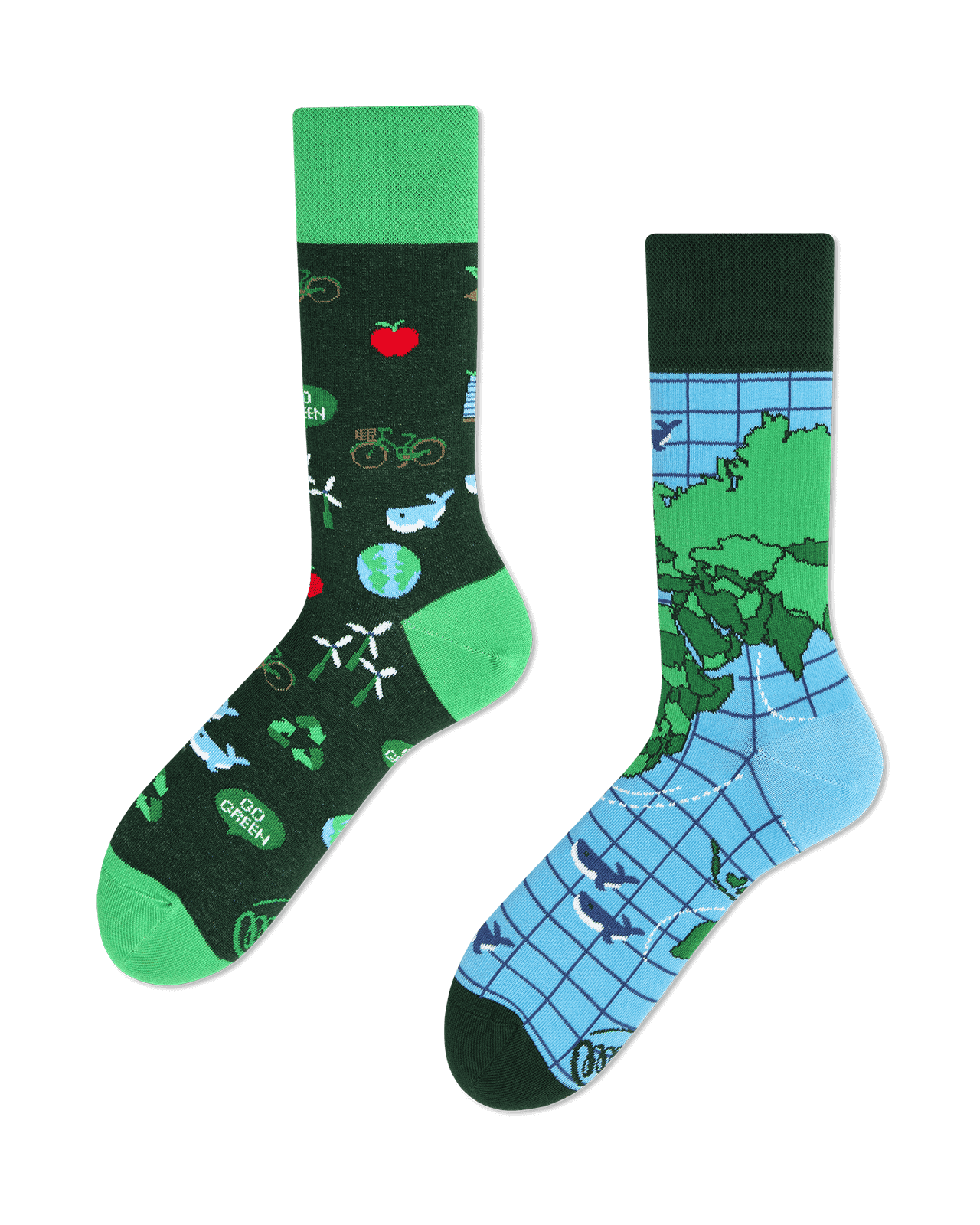 Many Mornings Many Mornings Save the Planet Socks