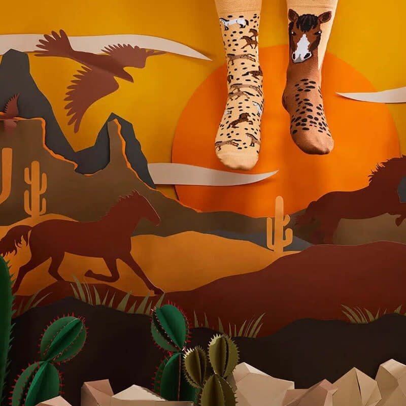 Many Mornings Many Mornings Wild Horse Socks