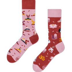 Many Mornings Namaste Socks