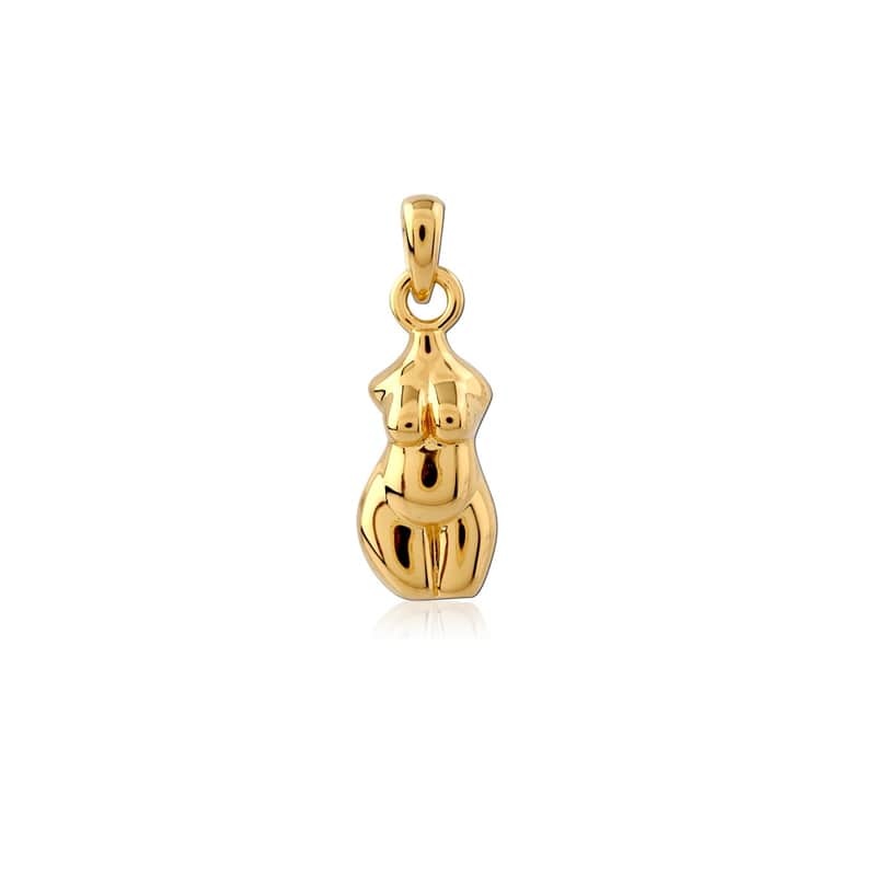 T.I.T.S. T.I.T.S. Curvy Body Pendant Gold