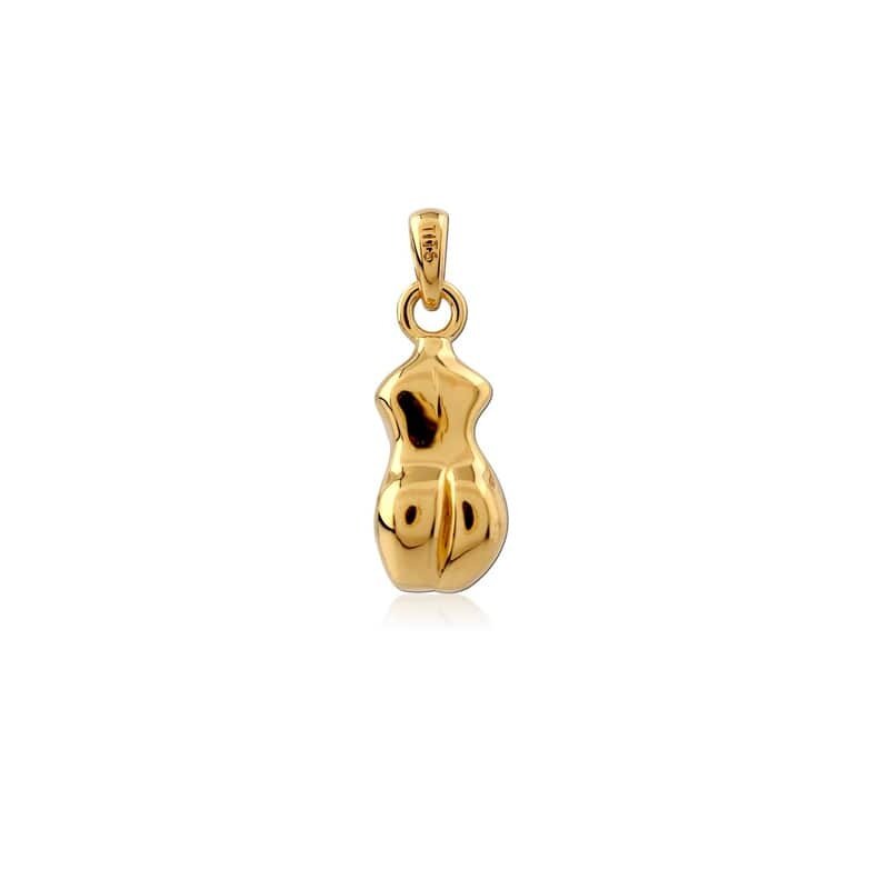 T.I.T.S. TITS Curvy Body Pendant Gold