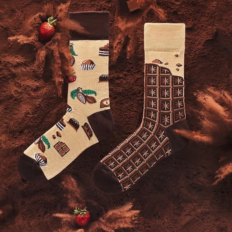 Many Mornings Many Mornings Chocolate Time Socks