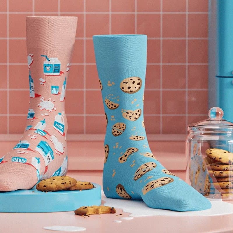 Many Mornings Many Mornings Milk and Cookies Sokken