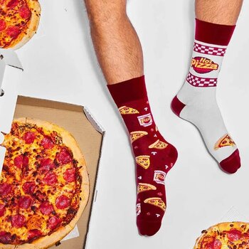 Many Mornings Pizza Slice Sokken