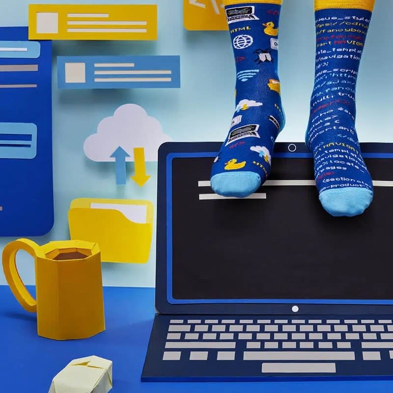 Many Mornings Many Mornings The Coder Socks