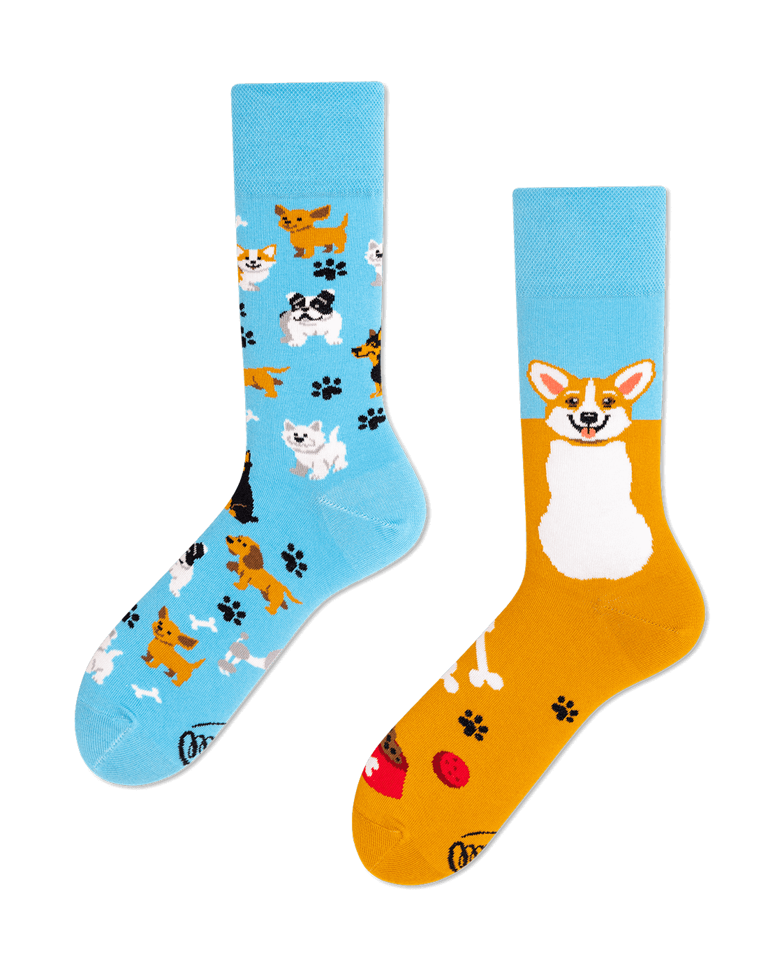 Many Mornings Many Mornings Playful Dog Sokken