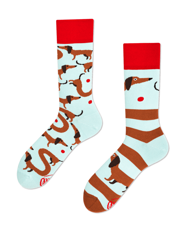 Many Mornings Many Mornings Sausage Dog Socks