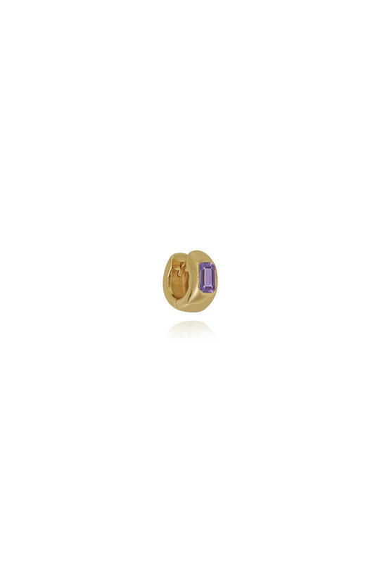 T.I.T.S. TITS Amethyst Huggie Goud