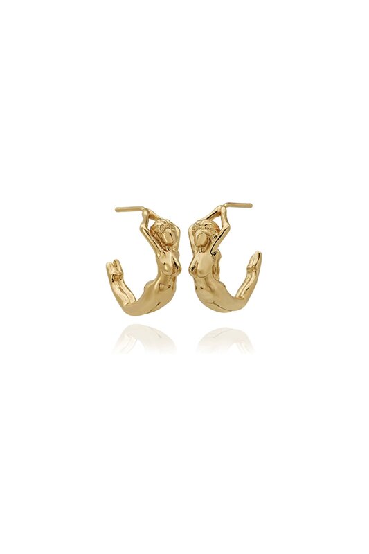T.I.T.S. TITS Body Hoop Earring Gold
