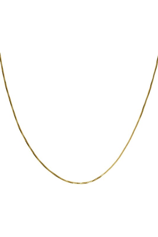 T.I.T.S. TITS Box Chain Ketting Goud