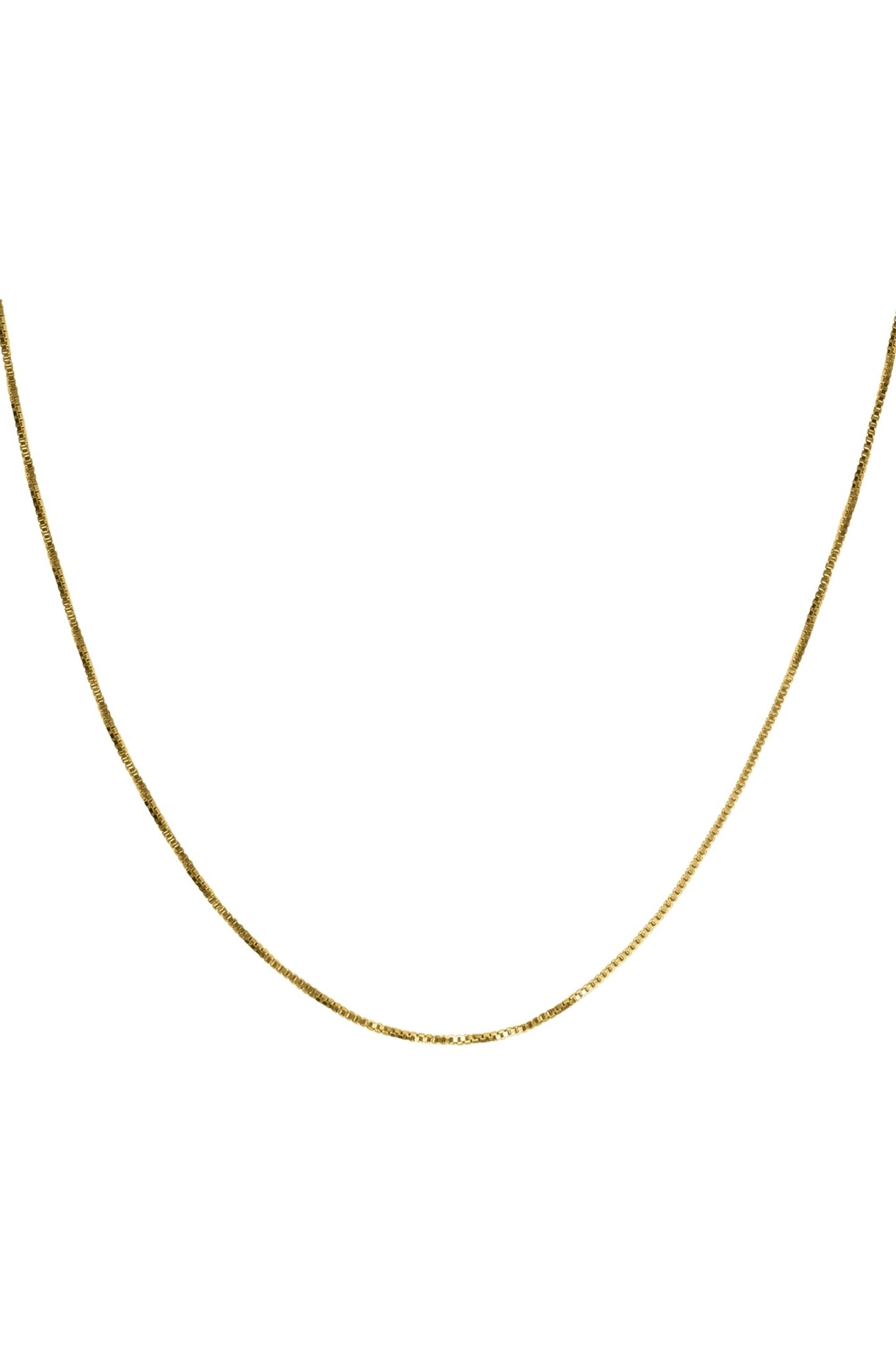 T.I.T.S. T.I.T.S. Tits Box Chain Necklace Gold