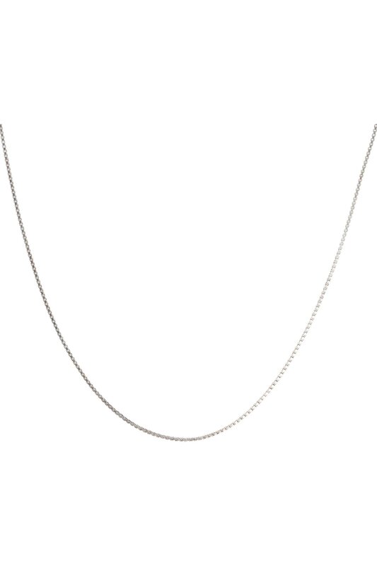 T.I.T.S. TITS Box Chain Ketting Zilver