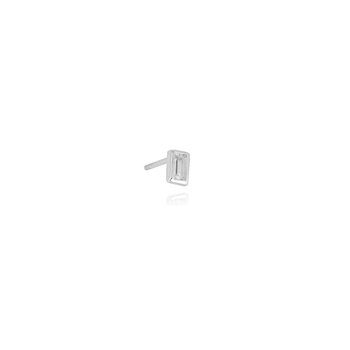 T.I.T.S. Crystal Baguette Stud Zilver