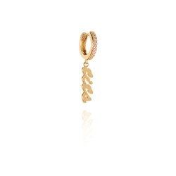 T.I.T.S. Crystal Oorbel Tits Goud