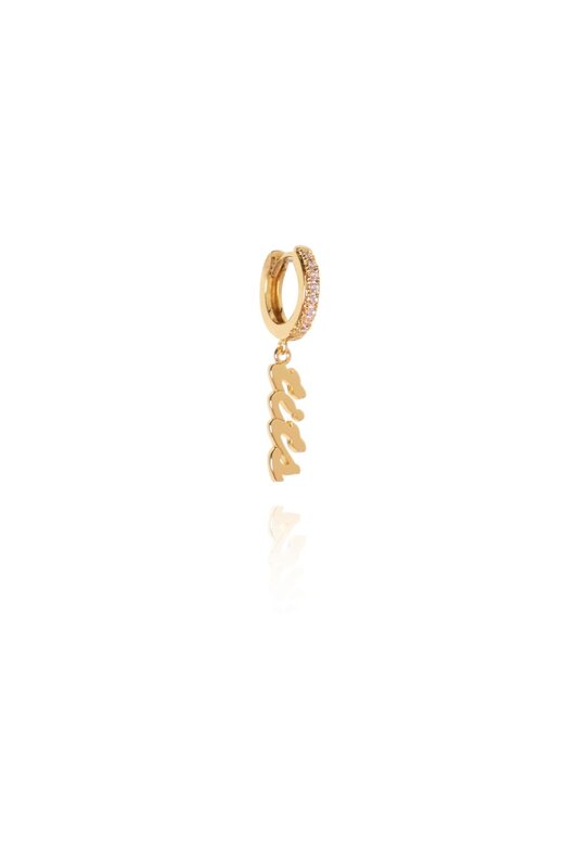 T.I.T.S. TITS Crystal Earring Tits Gold