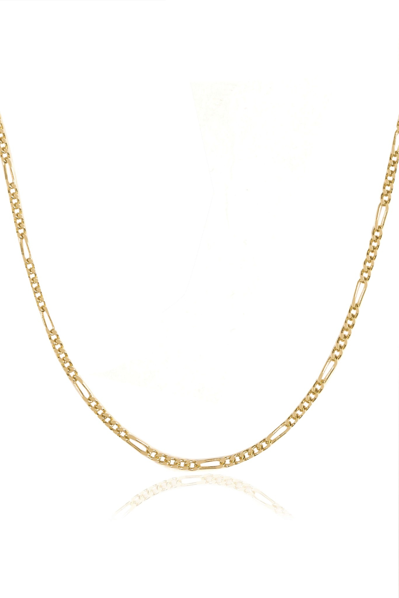T.I.T.S. TITS Figaro Chain Necklace Gold