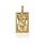 T.I.T.S. TITS Framed Body Pendant Gold