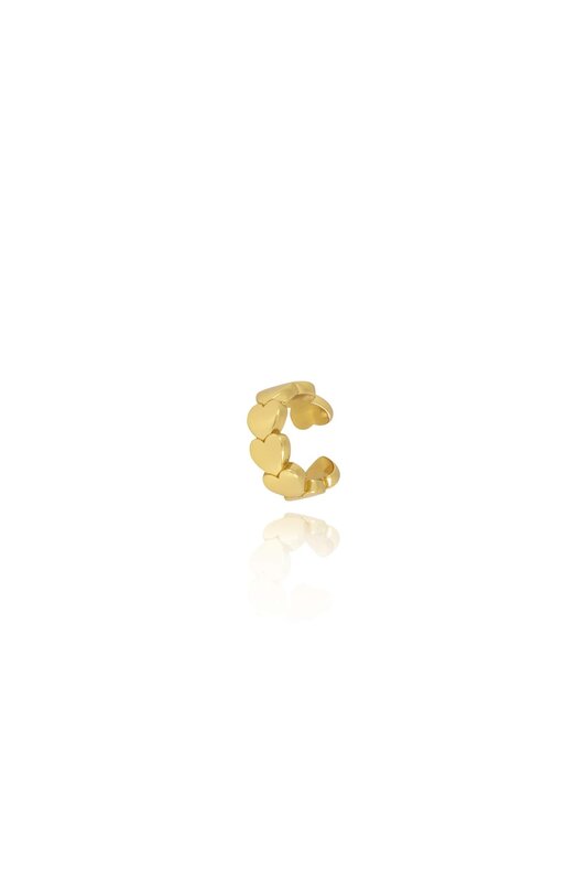 T.I.T.S. T.I.T.S. Heart Ear Cuff Gold