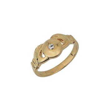 T.I.T.S. Titty Twist Pink Ring Goud
