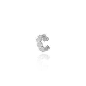 T.I.T.S. TITS Heart Ear Cuff Zilver