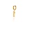 T.I.T.S. TITS Shit Crystal Earring Gold