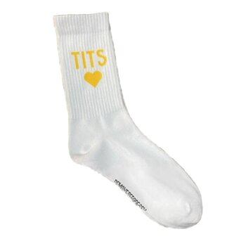 T.I.T.S. Logo Socks Yellow White