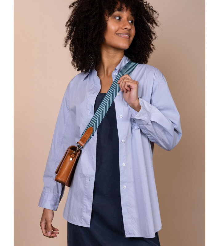O My Bag O My Bag Herringbone Webbing Strap