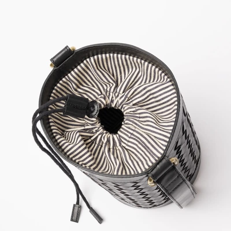 O My Bag O My Bag Zola Bucket Woven Leather Bag