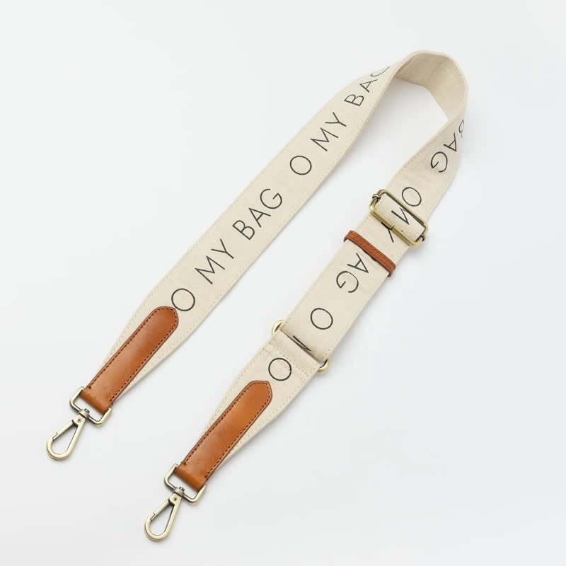 O My Bag O My Bag Canvas Logo Strap Classic Leather
