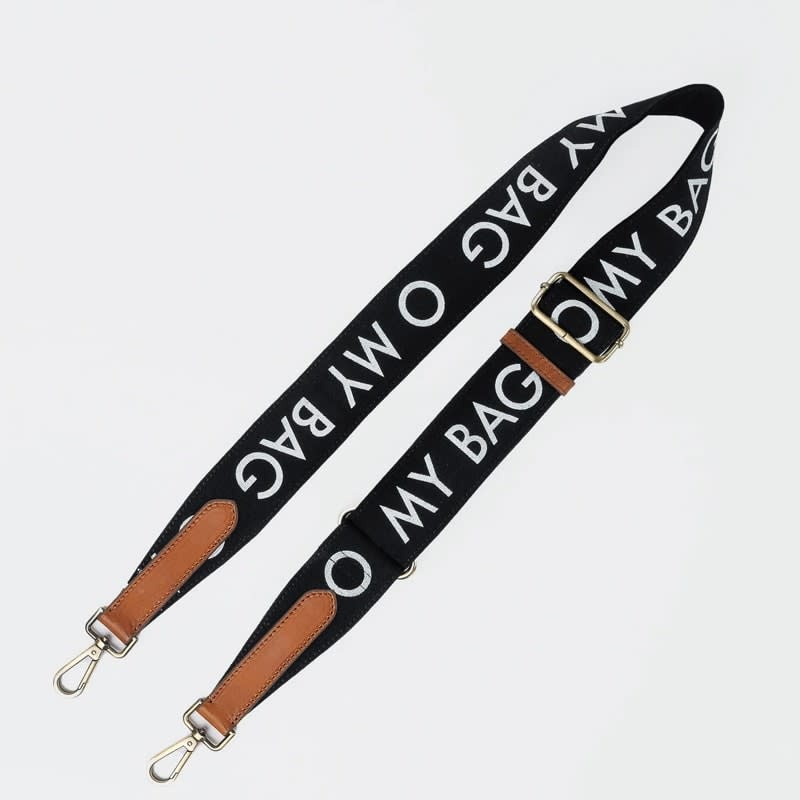 O My Bag O My Bag Canvas Logo Strap Classic Leather
