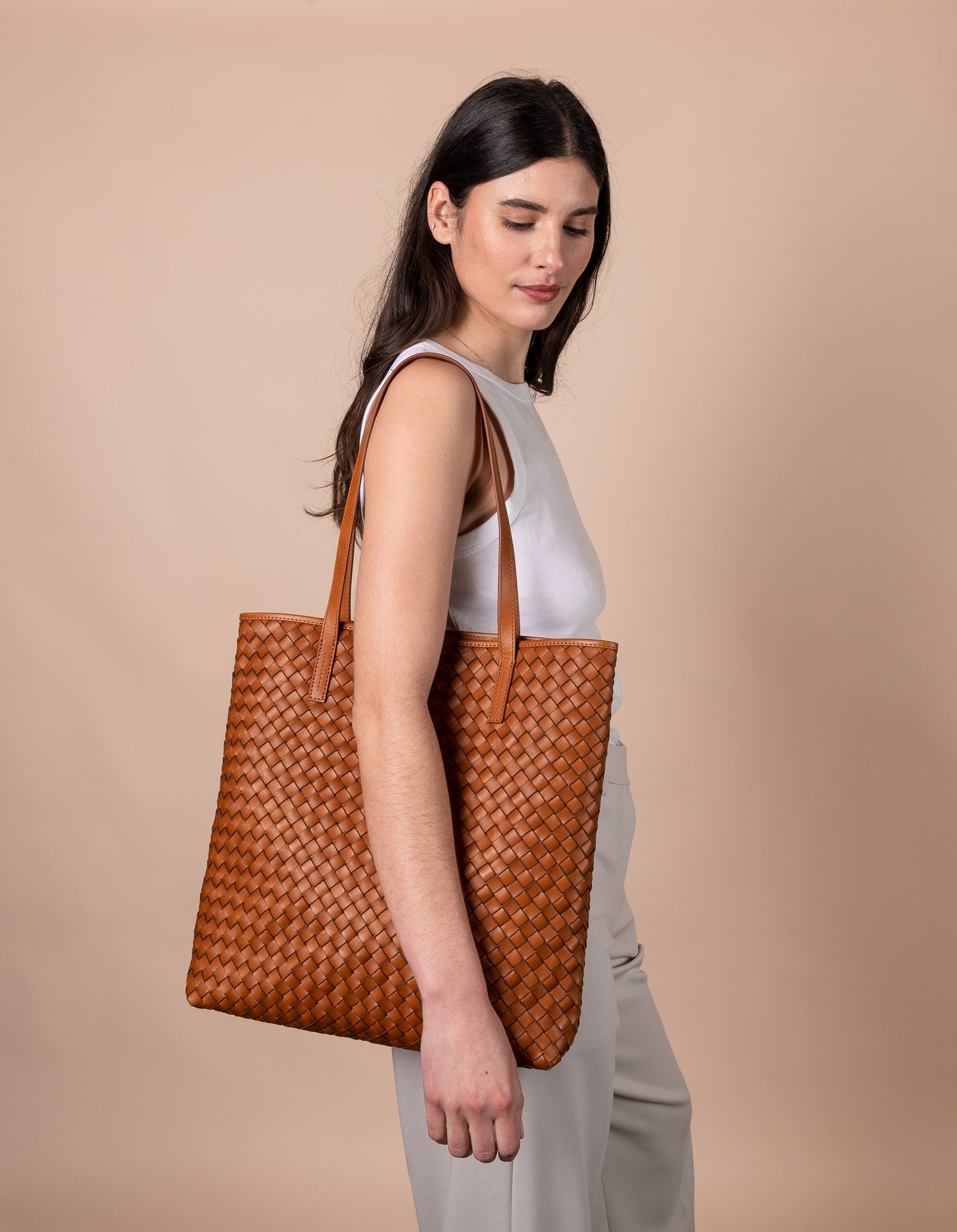 O My Bag O My Bag Tas Georgia Woven Classic Leather