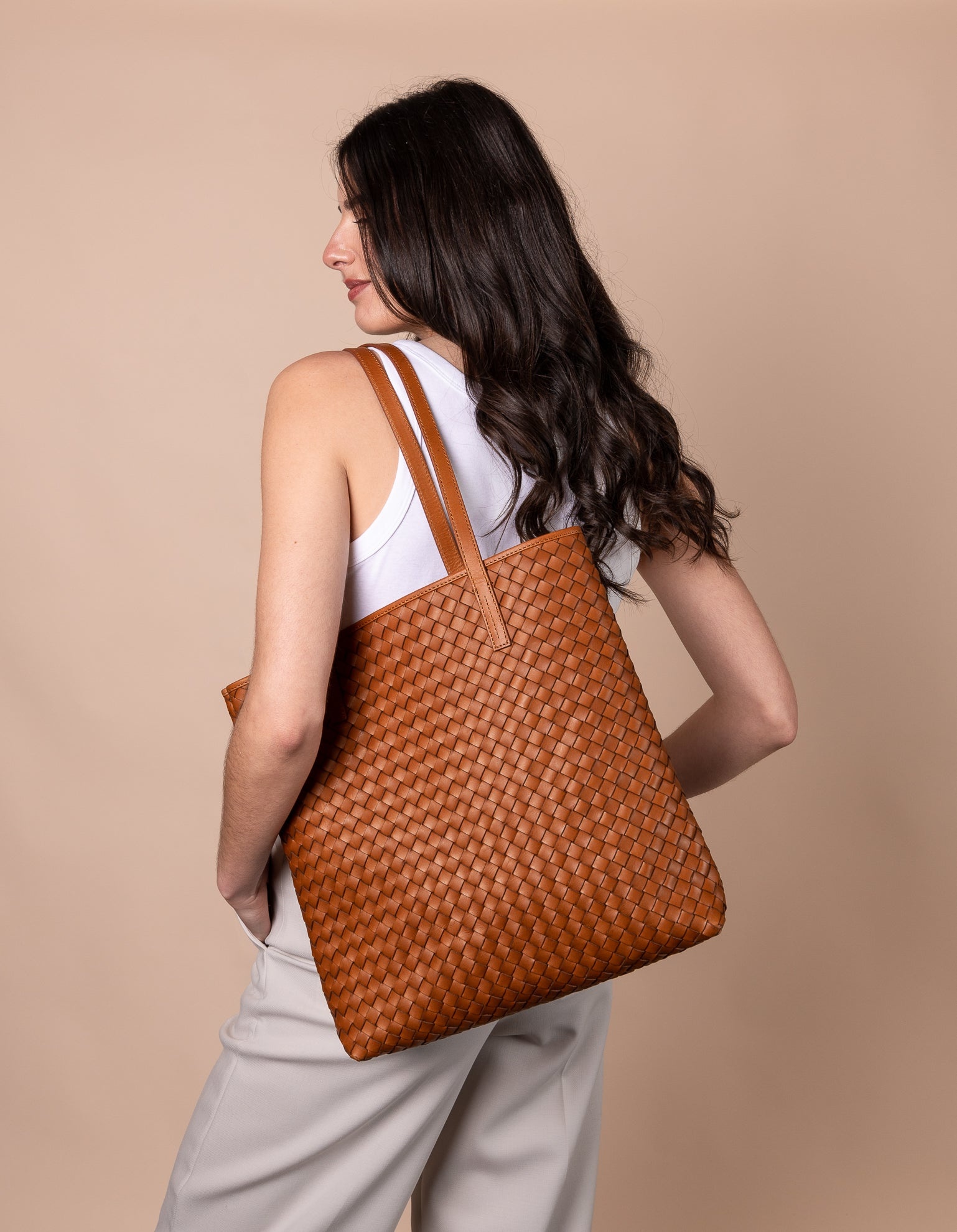 O My Bag O My Bag Tas Georgia Woven Classic Leather