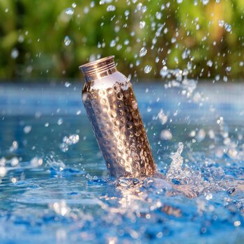 Forrest & Love Curve Hammered Copper Waterbottle 900 ML