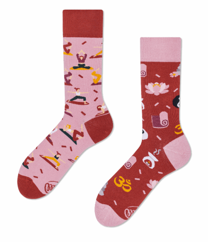 Many Mornings Many Mornings Namaste Socks
